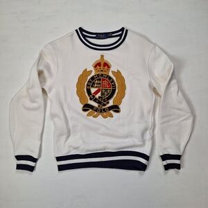 Polo by Ralph Lauren White Sweatshirt with Large Crest